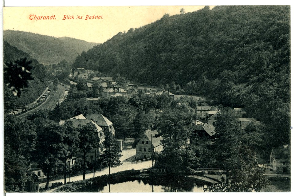13574-Tharandt-1911-Badetal-Brück & Sohn Kunstverlag