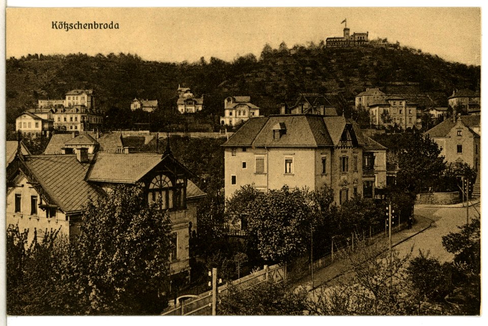 13443-Radebeul-1911-Blick nach der Friedensburg-Brück & Sohn Kunstverlag
