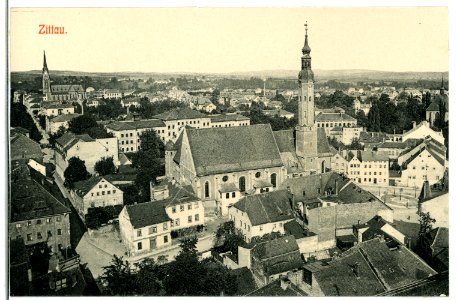 05270-Zittau-1904-Blick über die Stadt-Brück & Sohn Kunstverlag