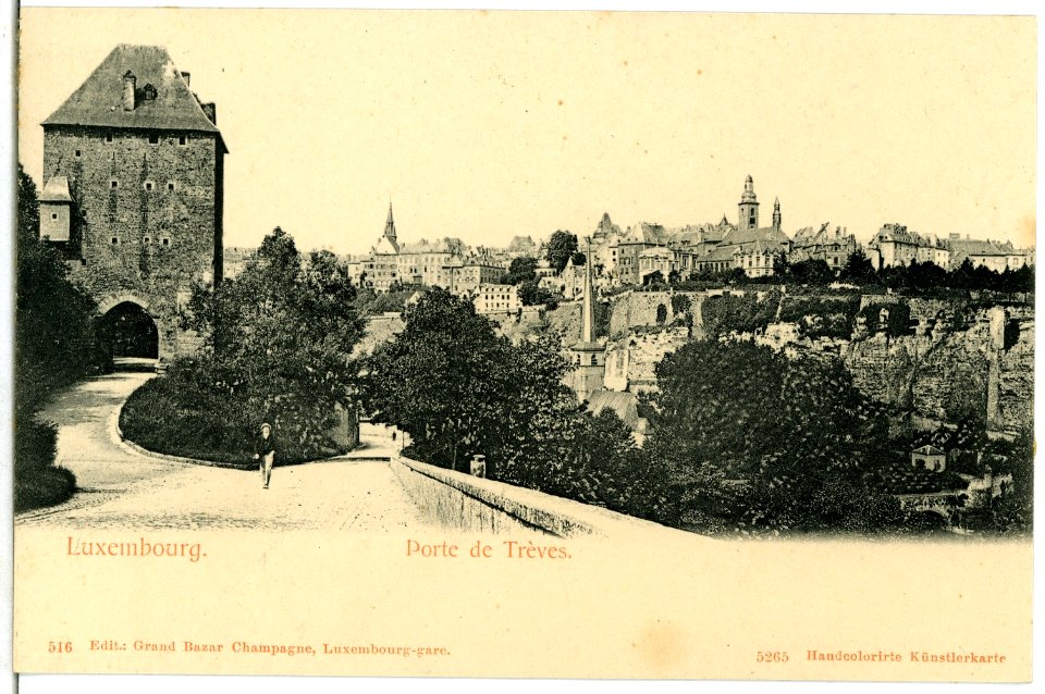 05265-Luxemburg-1904-Porte de Treves-Brück & Sohn Kunstverlag
