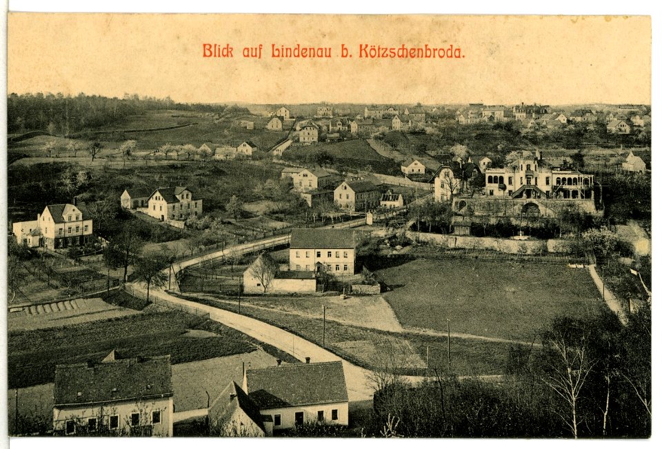 13445-Radebeul-1911-Blick auf Lindenau-Brück & Sohn Kunstverlag