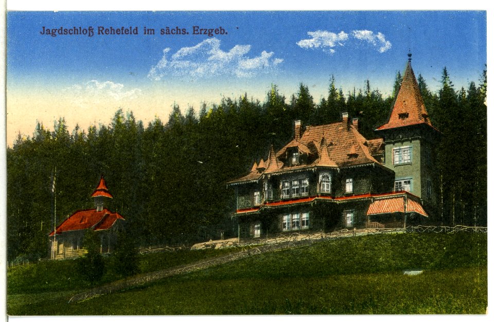 13485-Rehefeld-1911-Jagdschloß-Brück & Sohn Kunstverlag