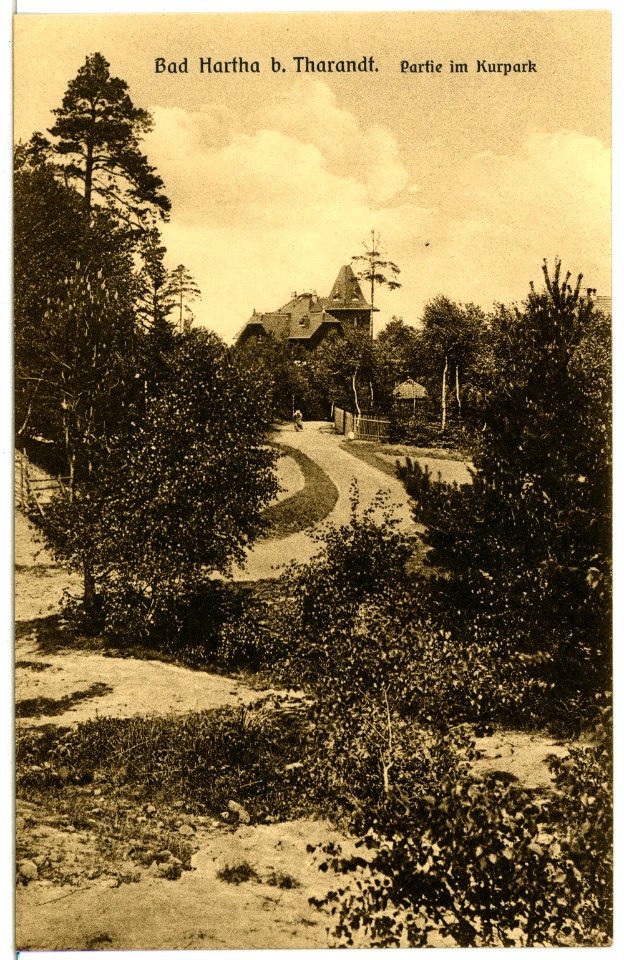 05249-Hartha-1904-Im Kurpark-Brück & Sohn Kunstverlag