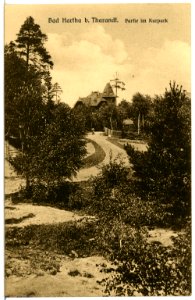 05249-Hartha-1904-Im Kurpark-Brück & Sohn Kunstverlag