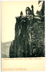 04933-Yosemite-1903-Glacier Point-Brück & Sohn Kunstverlag