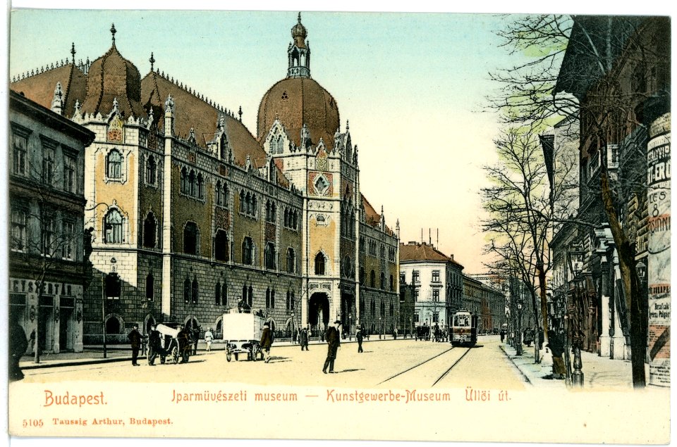 05105-Budapest-1904-Kunstgewerbe-Museum, Üllöi ut.-Brück & Sohn Kunstverlag