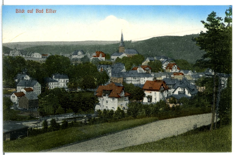 13542-Bad Elster-1911-Blick auf Bad Elster-Brück & Sohn Kunstverlag