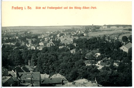 14063-Freiberg-1912-Freibergsdorf und König Albert Park-Brück & Sohn Kunstverlag