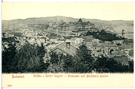 05467-Budapest-1904-Panorama vom Blocksberg gesehen-Brück & Sohn Kunstverlag