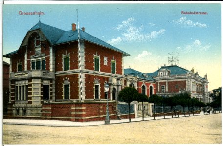 13976-Großenhain-1912-Bahnhofstraße-Brück & Sohn Kunstverlag