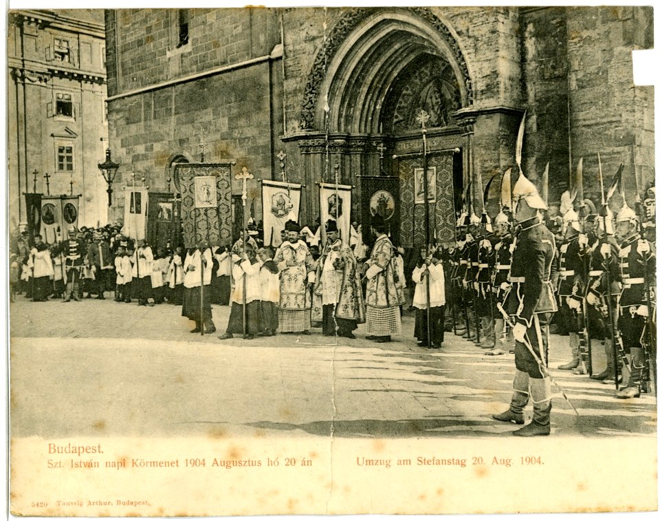 05420-Budapest-1904-Umzug am Stefanstag 20. August 1904-Brück & Sohn Kunstverlag