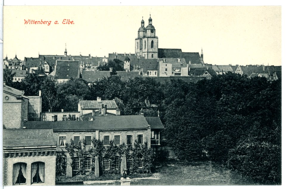 13588-Wittenberg-1911-Blick auf Wittenberg-Brück & Sohn Kunstverlag
