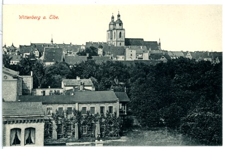 13588-Wittenberg-1911-Blick auf Wittenberg-Brück & Sohn Kunstverlag