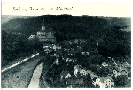 13617-Weesenstein-1911-Blick auf Weesenstein-Brück & Sohn Kunstverlag
