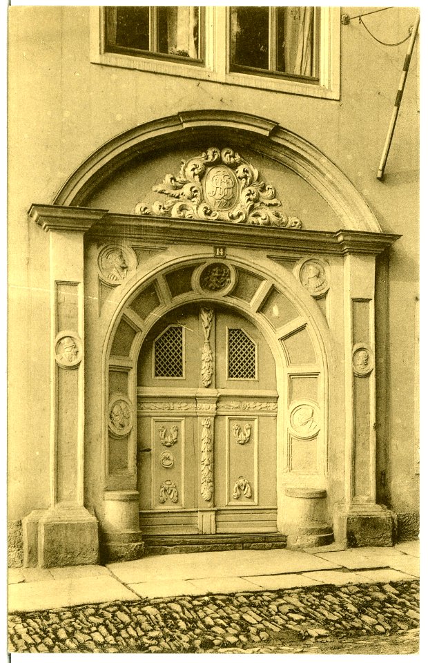 13468-Marienberg-1911-Portal der Oberforstmeisterei-Brück & Sohn Kunstverlag