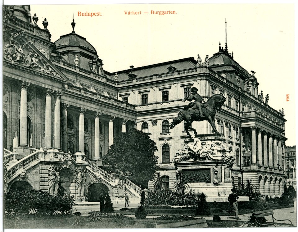 05644-Budapest-1904-Burggarten-Brück & Sohn Kunstverlag