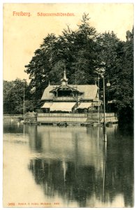 05683-Freiberg-1905-Schwanenschlößchen-Brück & Sohn Kunstverlag