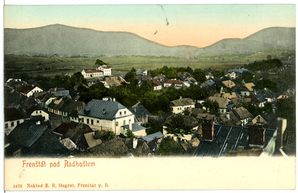 05472-Frenstat-1904-Blick über den Ort-Brück & Sohn Kunstverlag