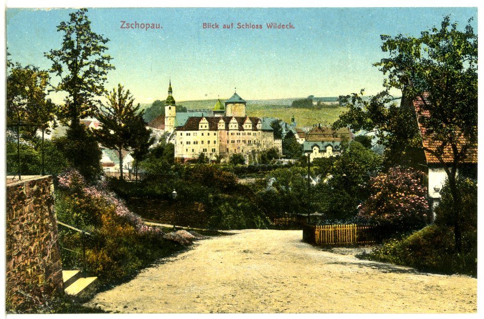 13487-Zschopau-1911-Schloß Wildeck-Brück & Sohn Kunstverlag