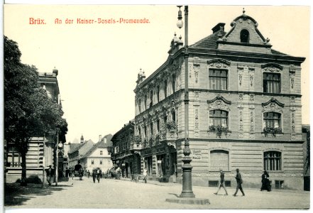 13882-Brüx-1912-Kaiser-Josef-Promenade-Brück & Sohn Kunstverlag photo