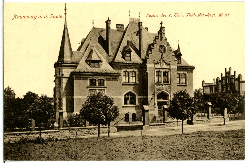 13996-Naumburg-1912-Kasino 2. Thüringisches Feldartillerie-Regiment Nr. 55-Brück & Sohn Kunstverlag
