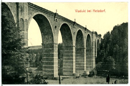 13628-Hetzdorf (Flöhatal)-1911-Viadukt-Brück & Sohn Kunstverlag