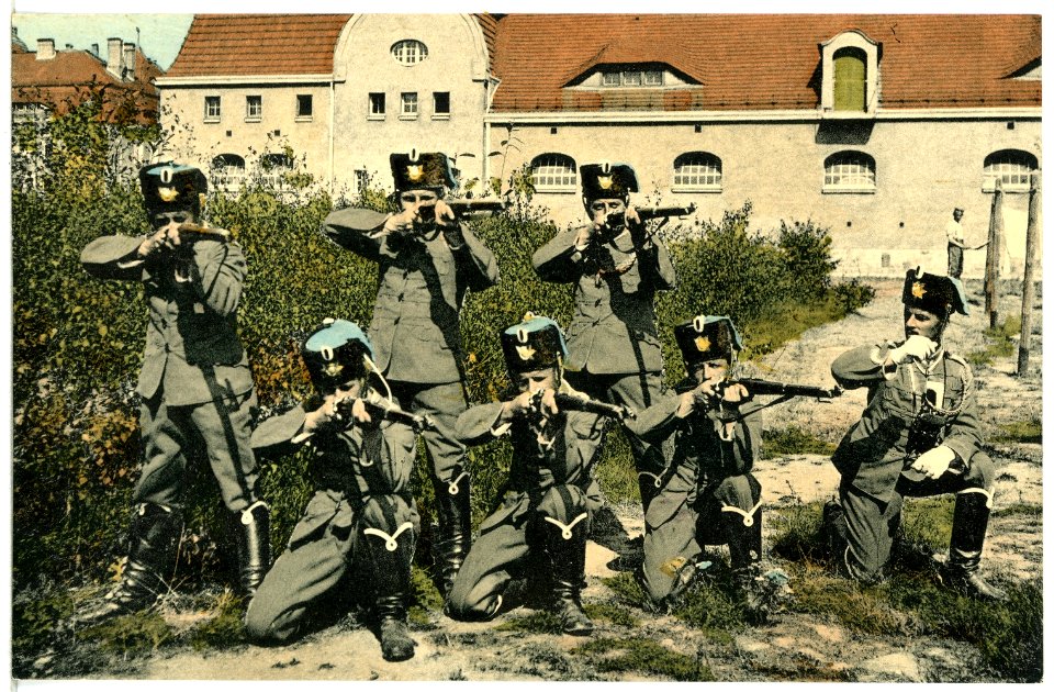 14031-Bautzen-1912-3. Husaren-Regiment Nr. 20 - Zur Salve fertig-Brück & Sohn Kunstverlag