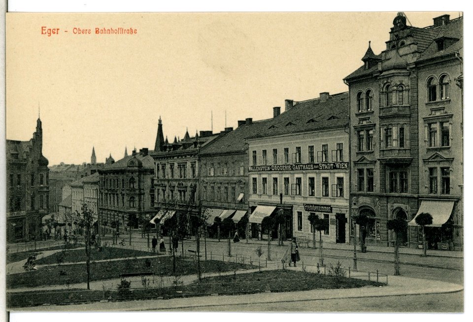 13506-Eger-1911-Obere Bahnhofstraße-Brück & Sohn Kunstverlag