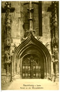 13979-Naumburg-1912-Portal der Wenzelskirche-Brück & Sohn Kunstverlag