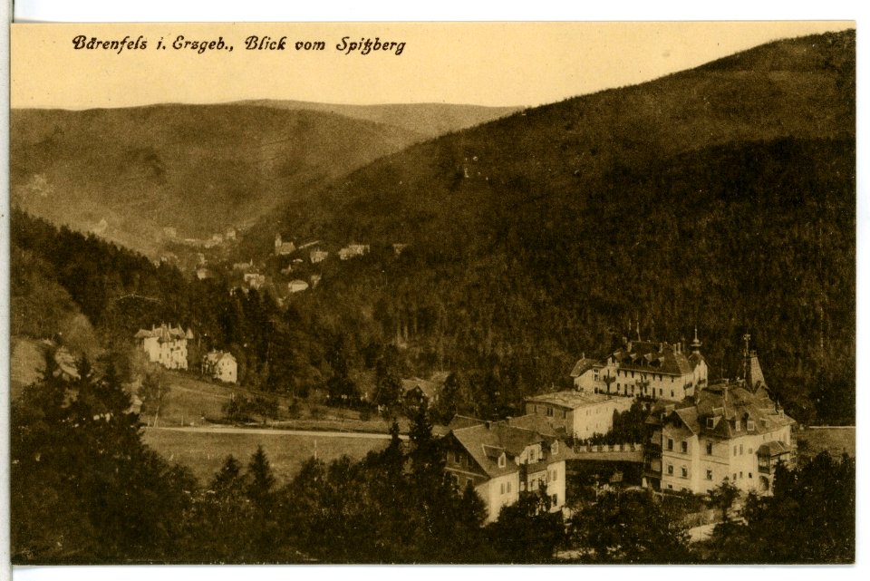 13690-Bärenfels-1911-Blick auf Bärenfels vom Spitzberg-Brück & Sohn Kunstverlag