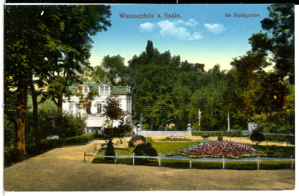 14092-Weißenfels-1912-Stadtgarten-Brück & Sohn Kunstverlag