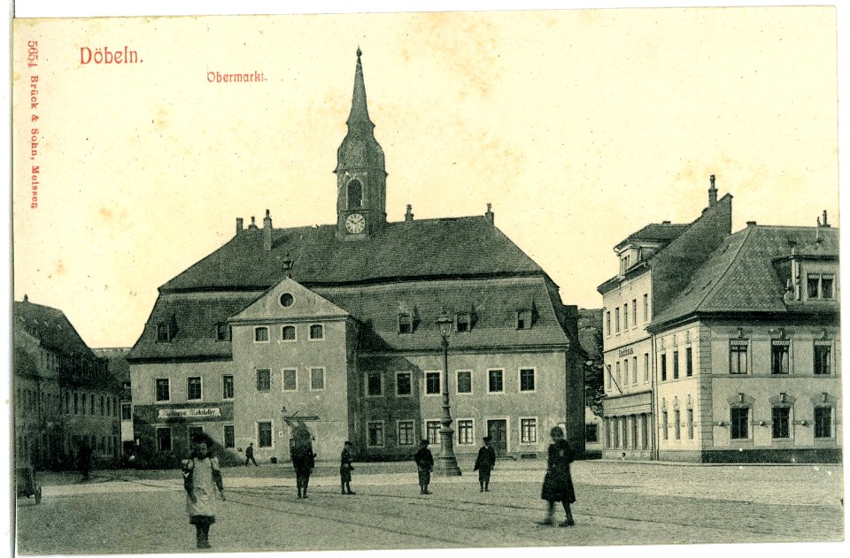 05654-Döbeln-1905-Obermarkt-Brück & Sohn Kunstverlag