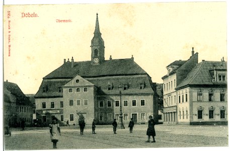 05654-Döbeln-1905-Obermarkt-Brück & Sohn Kunstverlag