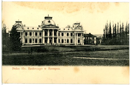 05404-Koropcu-1904-Palac Badeniego w. Koropcu-Brück & Sohn Kunstverlag