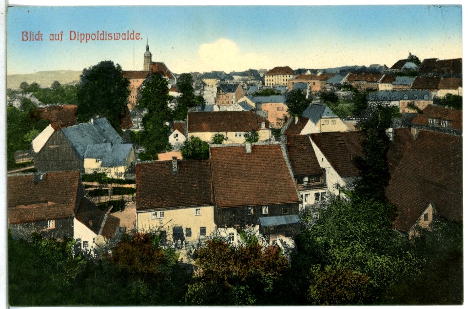 13721-Dippoldiswalde-1912-Blick auf Dippoldiswalde-Brück & Sohn Kunstverlag