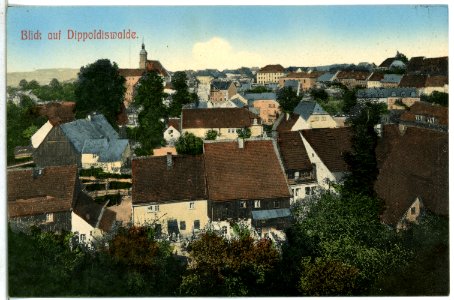 13721-Dippoldiswalde-1912-Blick auf Dippoldiswalde-Brück & Sohn Kunstverlag