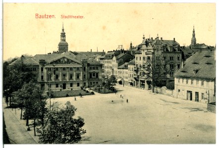 13580-Bautzen-1911-Stadttheater-Brück & Sohn Kunstverlag