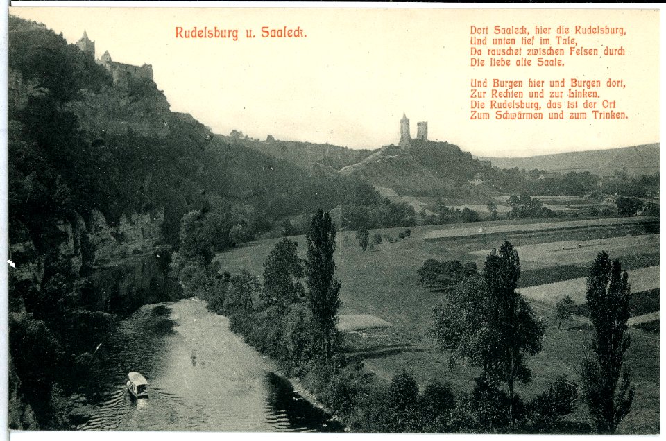 13872-Rudelsburg-1912-und Saaleck-Brück & Sohn Kunstverlag