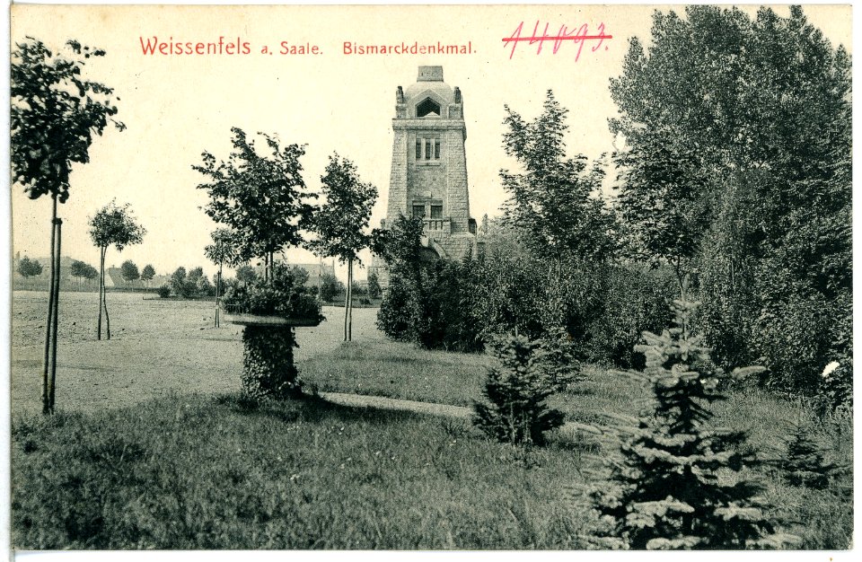13916-Weißenfels-1912-Bismarckdenkmal-Brück & Sohn Kunstverlag