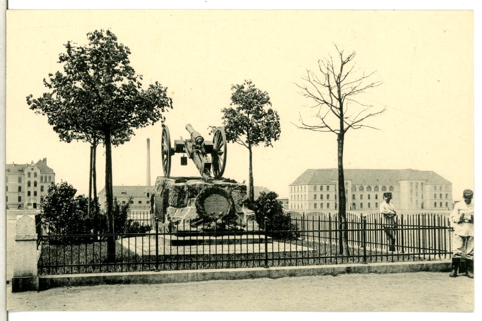 13254-Leipzig-1911-107. Regiment - Kanone-Brück & Sohn Kunstverlag