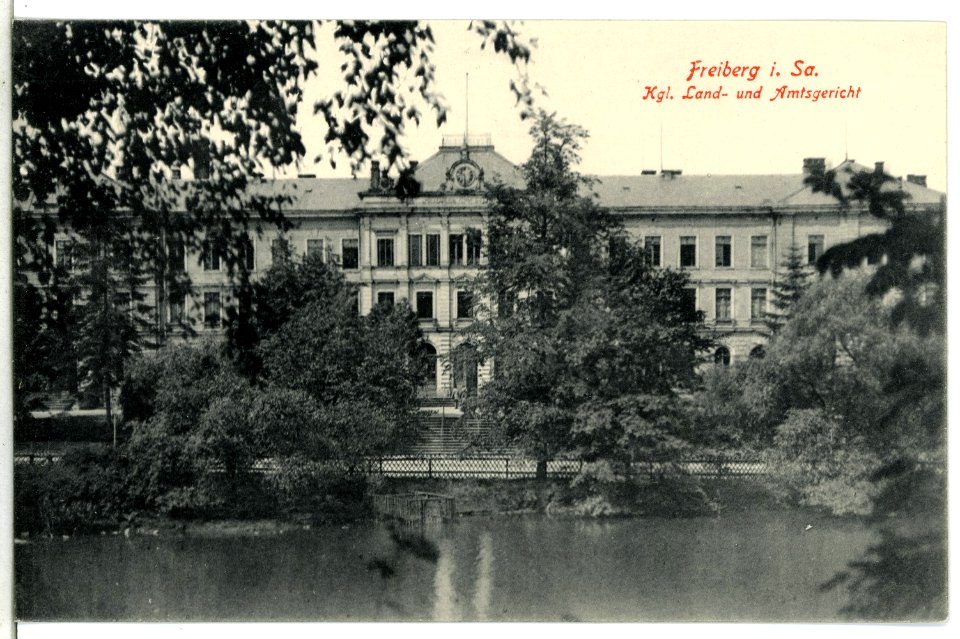 13626-Freiberg-1911-Land - und Amtsgericht-Brück & Sohn Kunstverlag