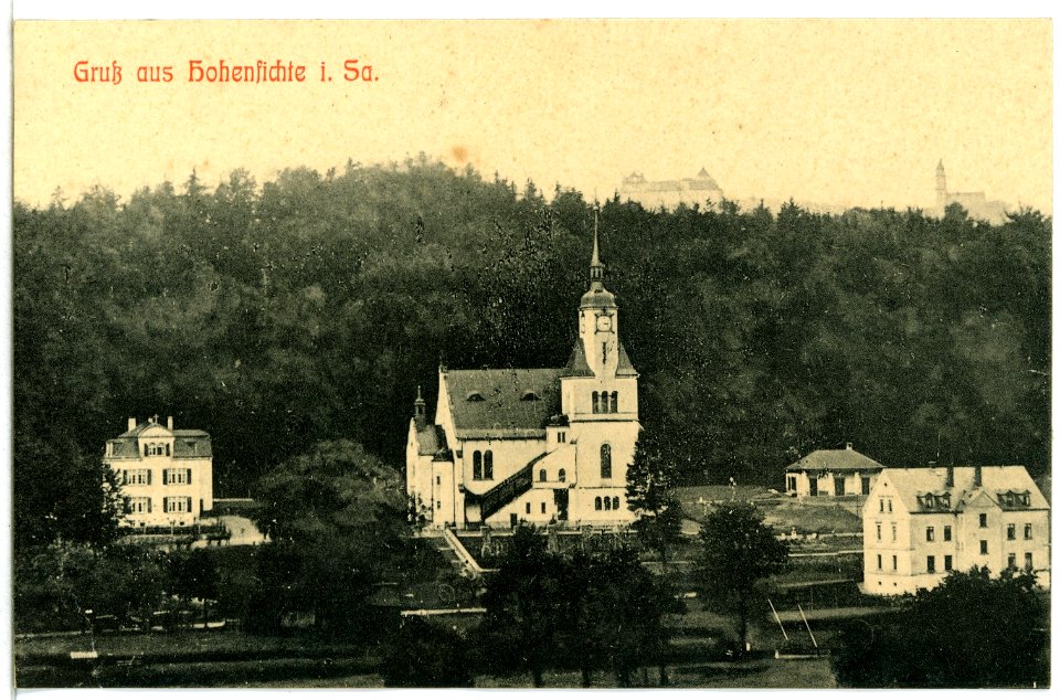 13647-Hohenfichte-1911-Kirche-Brück & Sohn Kunstverlag