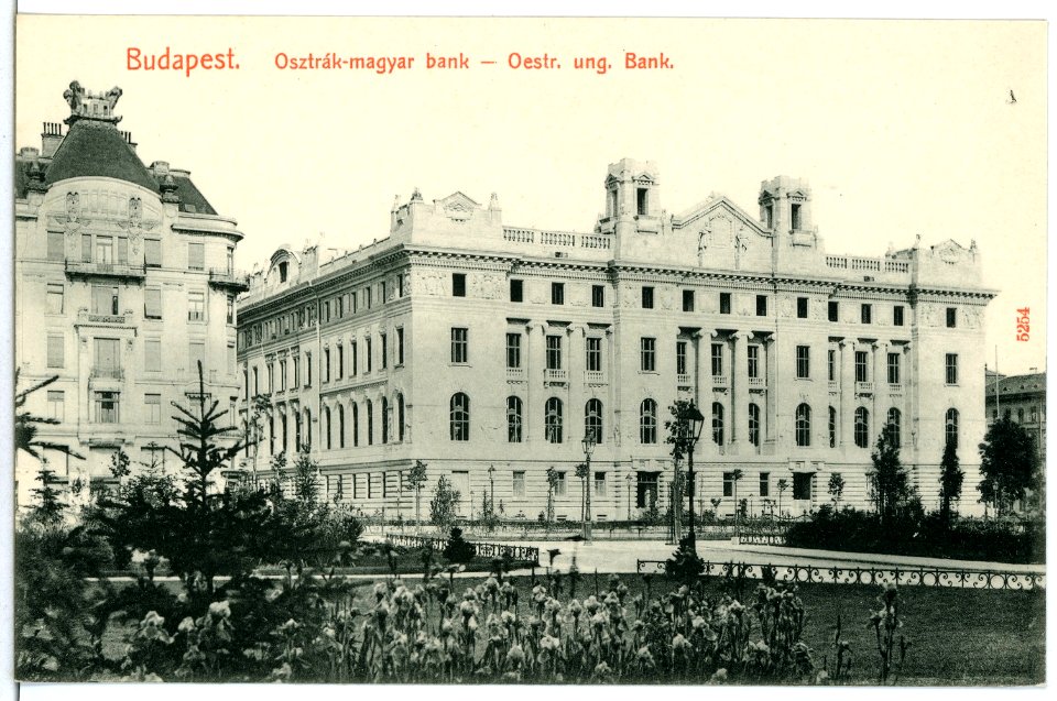 05254-Budapest-1904-Oesterreichisch-ungarische Bank-Brück & Sohn Kunstverlag