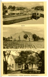 13464-Fürstenwalde-1911-Sandschlößchen, Hafen, Anstalt Bethanien-Brück & Sohn Kunstverlag