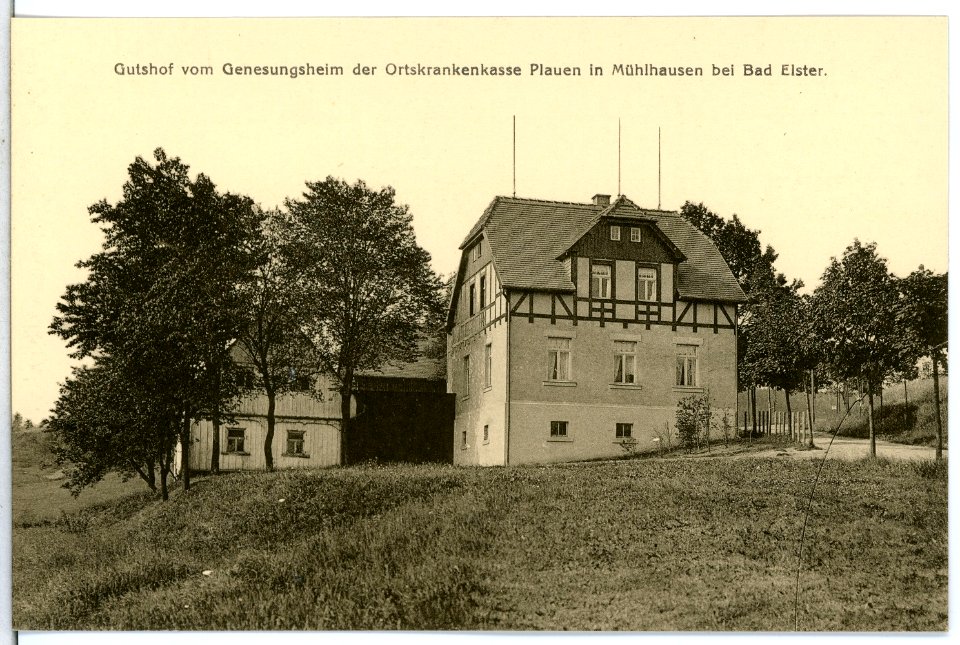 13642-Mühlhausen-1911-Gutshof vom Genesungsheim-Brück & Sohn Kunstverlag