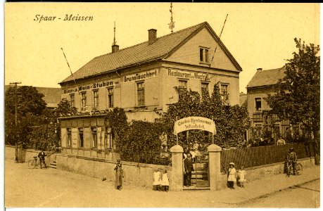 13725-Meißen-1912-Restaurant zur Wachtel in Spaar-Brück & Sohn Kunstverlag