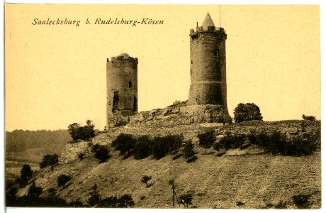 13985-Bad Kösen-1912-Saalecksburg-Brück & Sohn Kunstverlag