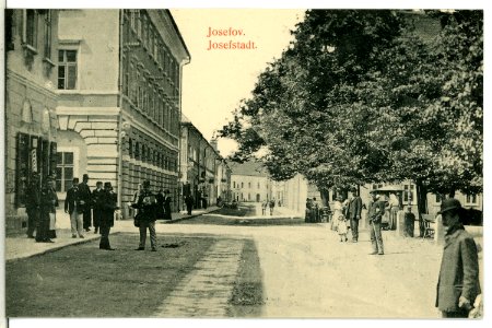 13593-Josefstadt-1911-Straßenansicht-Brück & Sohn Kunstverlag