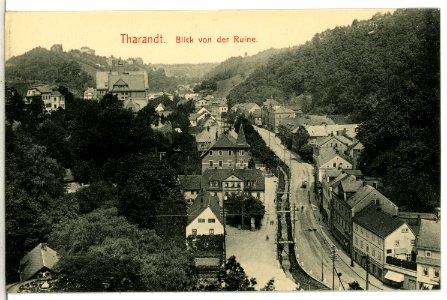 13611-Tharandt-1911-Blick von der Ruine-Brück & Sohn Kunstverlag