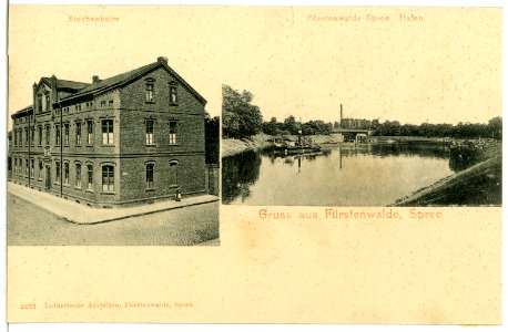 05233-Fürstenwalde-1904-Siechenheim - Hafen-Brück & Sohn Kunstverlag